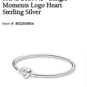 GUC Authentic Pandora Bangle Bracelets and clips